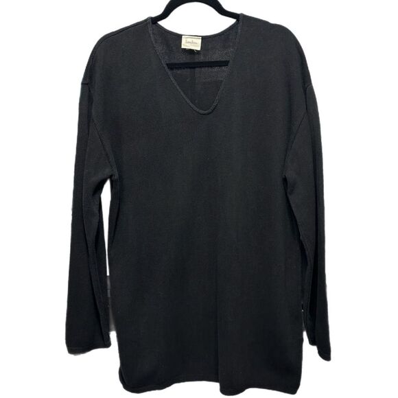 Nieman Marcus Black Women’s XL Oversized Sweater - Picture 1 of 12